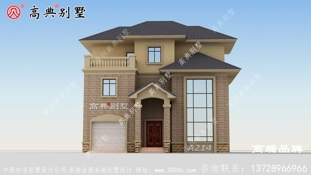 復式新農村洋房住宅三層別墅