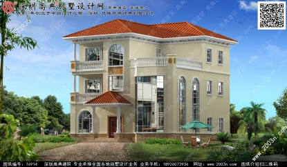 自建房私家別墅設計首層153平方米圖紙編號T6914