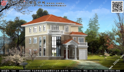 農(nóng)村別墅設(shè)計(jì)施工圖首層187平方米圖紙編號(hào)T6846