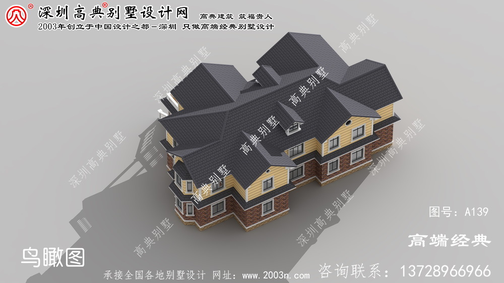 如皋市帶車庫的二層農村小洋樓