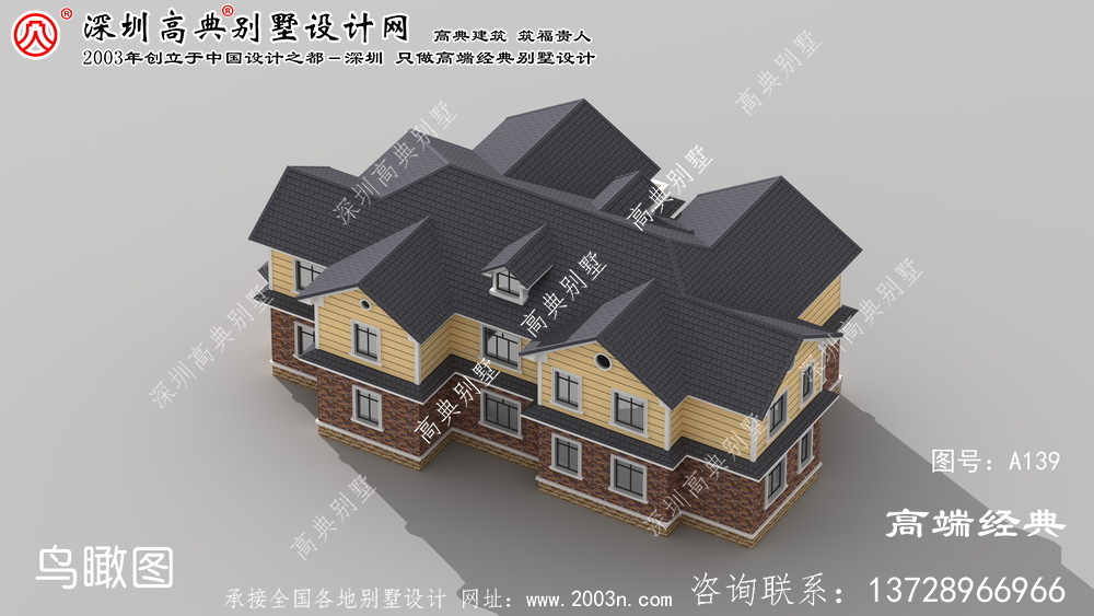 如皋市帶車庫的二層農村小洋樓