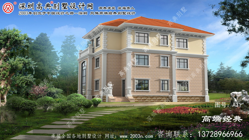 遂昌縣農村三層樓房設計圖紙大全
