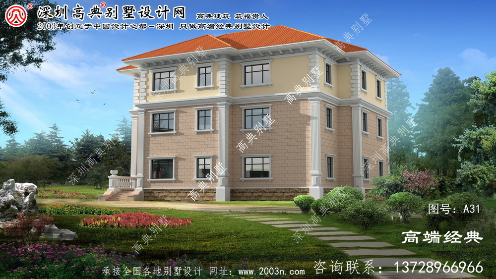 遂昌縣農村三層樓房設計圖紙大全