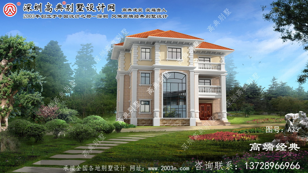 鎮海區農村別墅設計圖紙大全