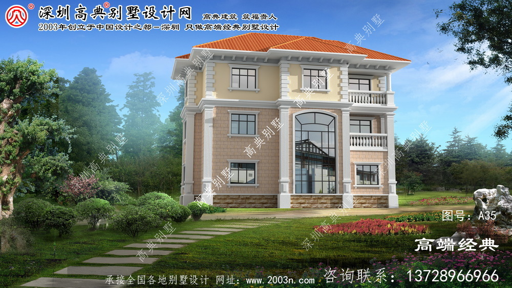 鎮海區農村別墅設計圖紙大全