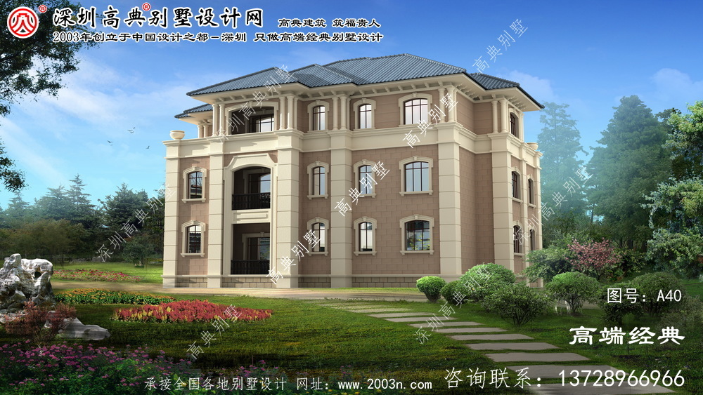 禹會區農村三層樓房設計圖紙