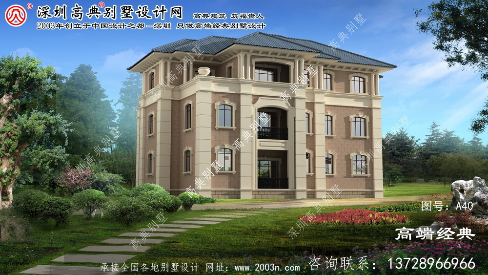禹會區農村三層樓房設計圖紙