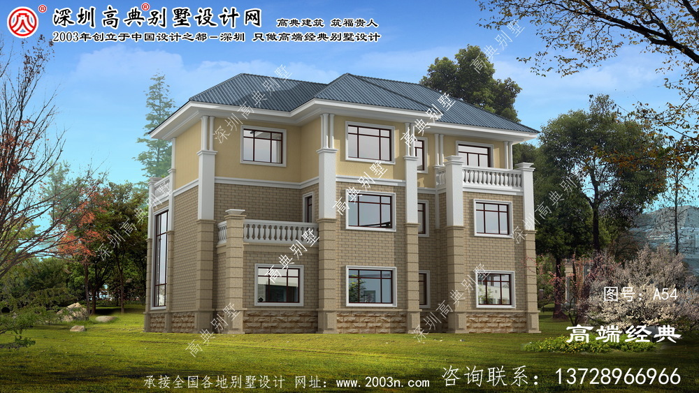 海寧市農村蓋房設計效果圖