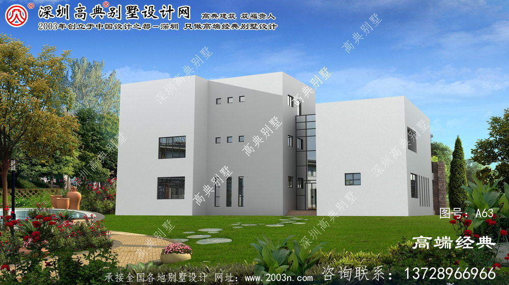 余杭區農村兩房屋設計圖