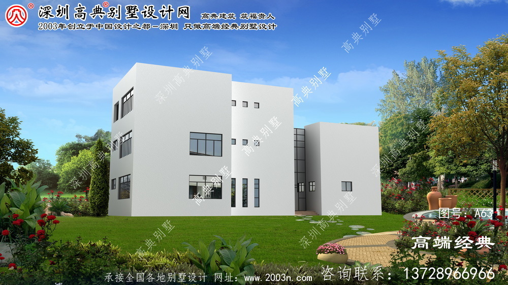 余杭區農村兩房屋設計圖