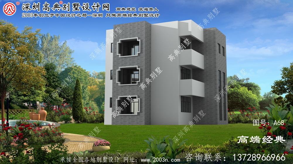 濱江區自建別墅設計圖紙現代風格