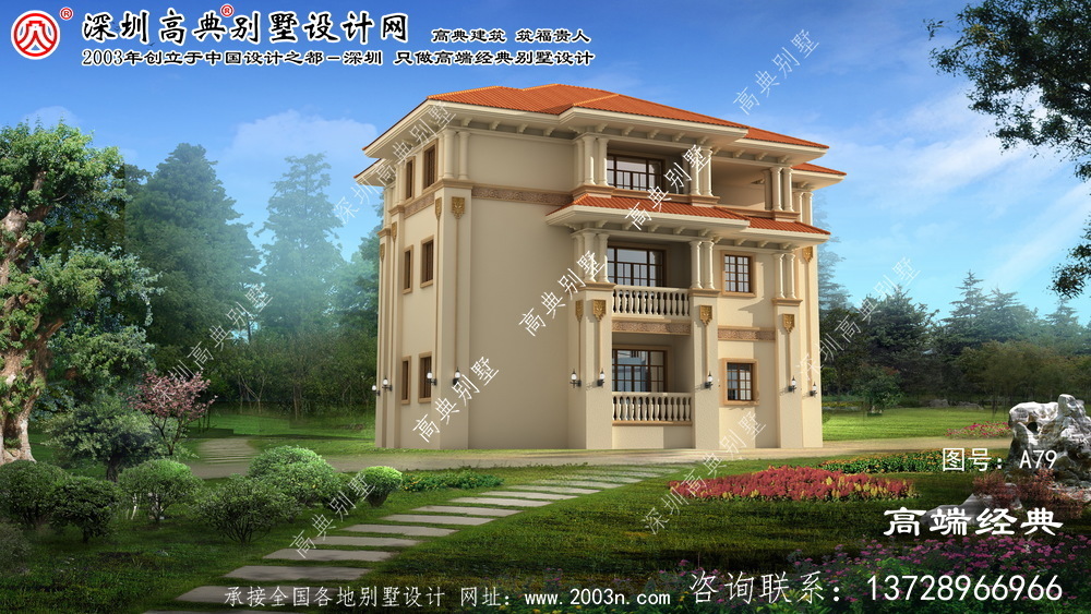 寧海縣農村別墅外觀設計
