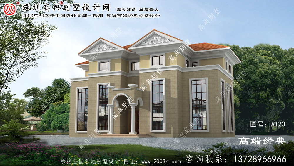溫嶺市農村三層別墅設計圖