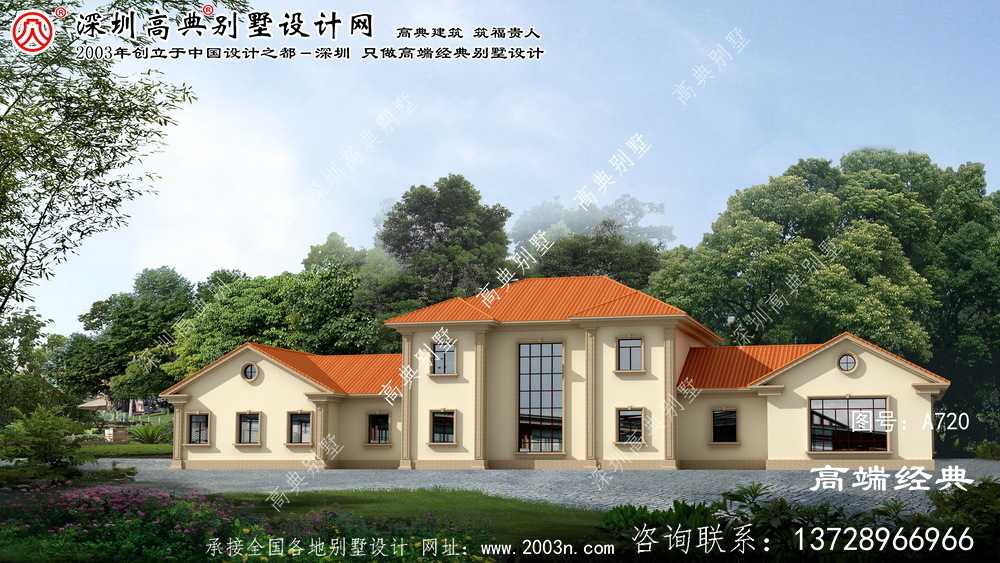 蘭溪市二層別墅效果圖大全