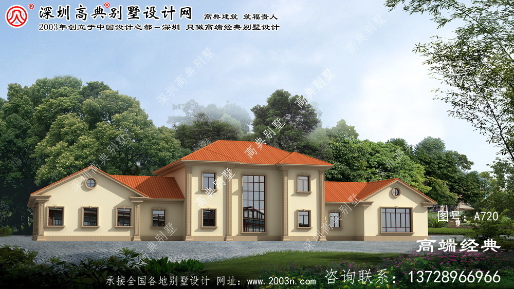 蘭溪市二層別墅效果圖大全
