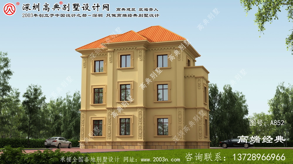 龍海市別墅設計圖紙