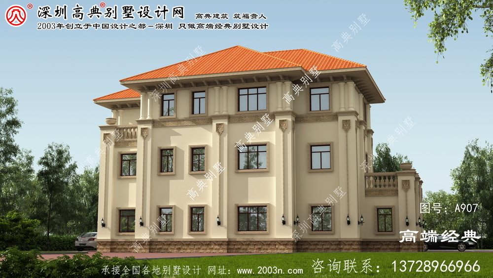 樂平市現(xiàn)代別墅外觀農(nóng)村別墅