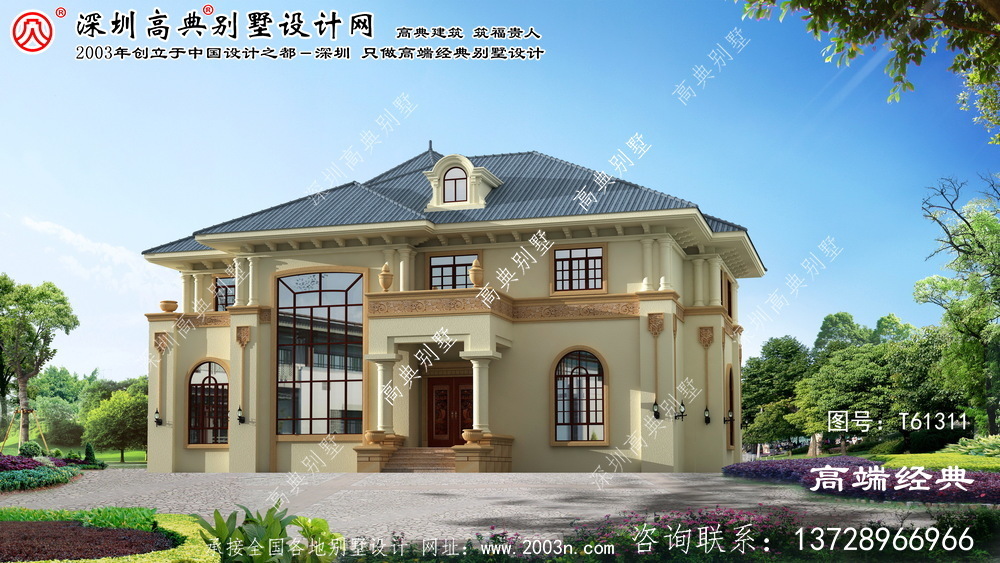 望花區兩層復式別墅設計圖