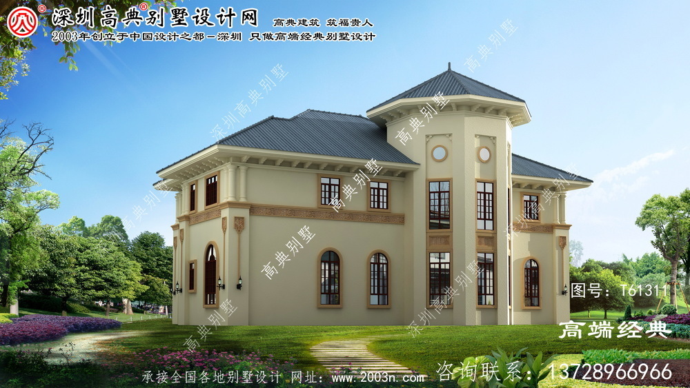 望花區兩層復式別墅設計圖