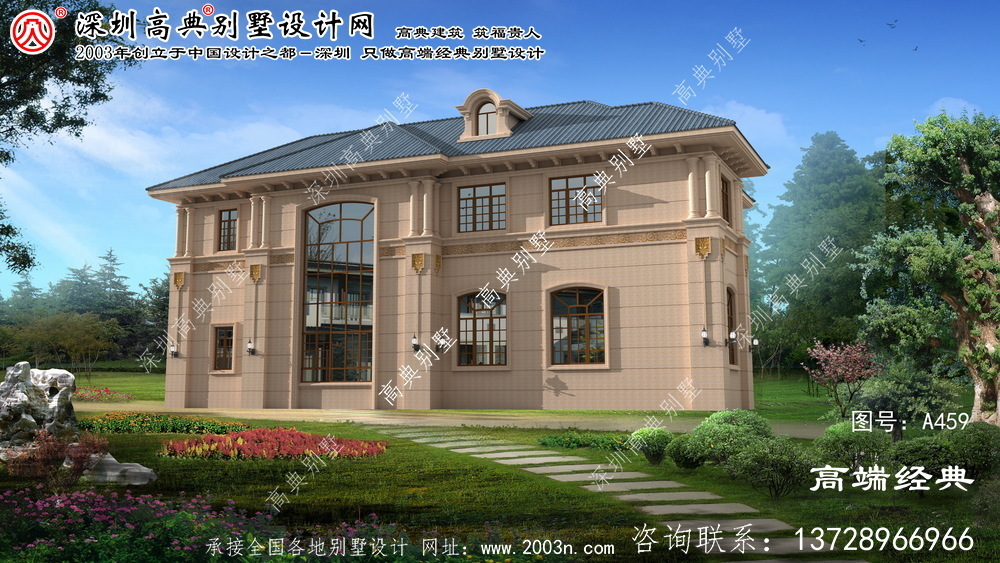 伊春區農村建房設計圖紙二層樓