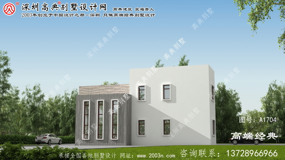 百色市二層別墅設計圖紙大全