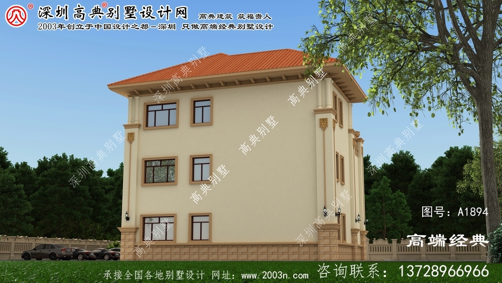 聊城市復式三層歐元別墅設計方案室內(nèi)布局合理實用。