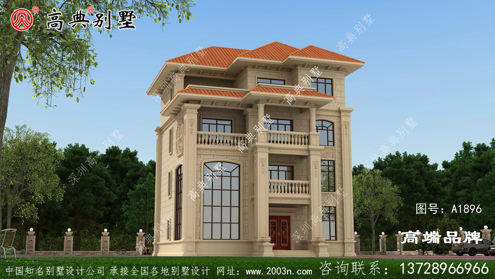 簡單實用的四層樓房設計圖 簡單實用的四層樓房設計圖