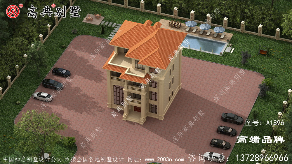 簡單實用的四層樓房設計圖