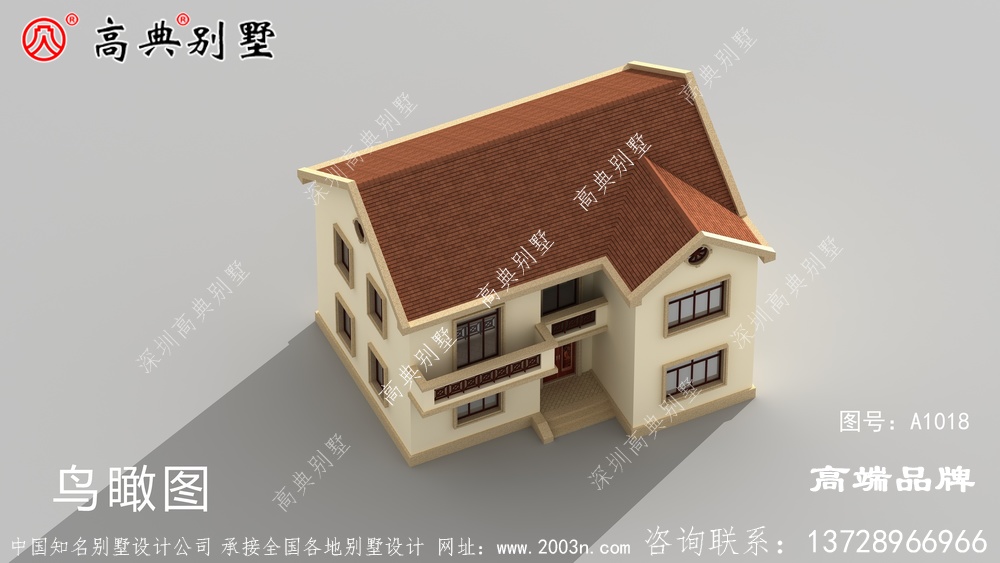 歐式2層別墅設(shè)計圖空間利用率高