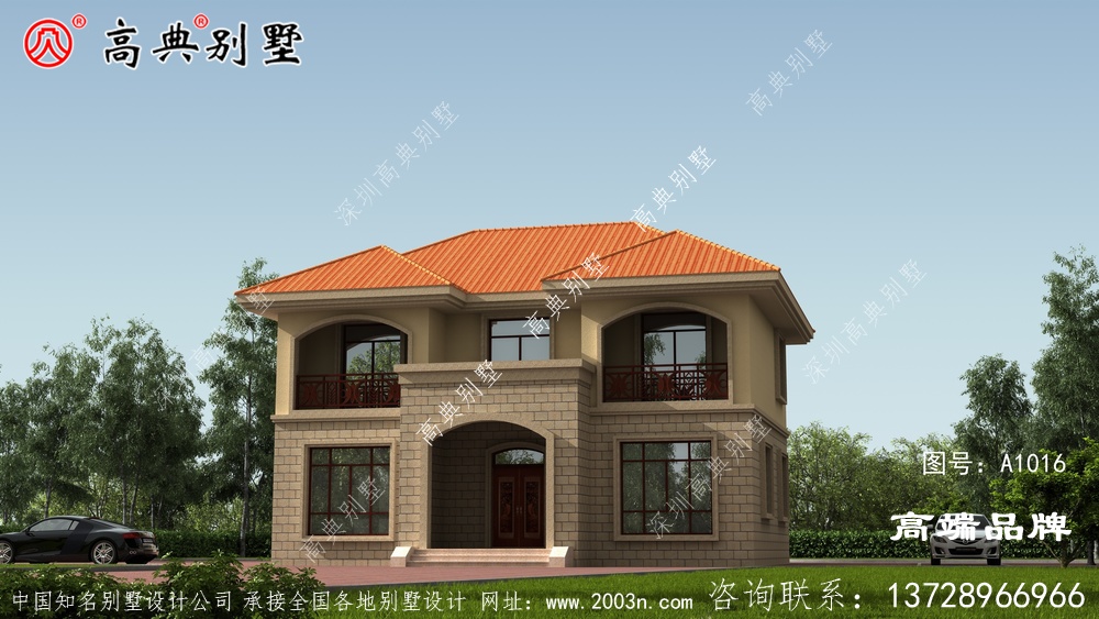 兩層簡歐別墅都是大家都喜歡的類型