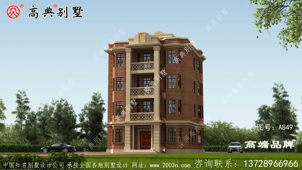 126平方農(nóng)村高層別墅時(shí)尚又寬敞