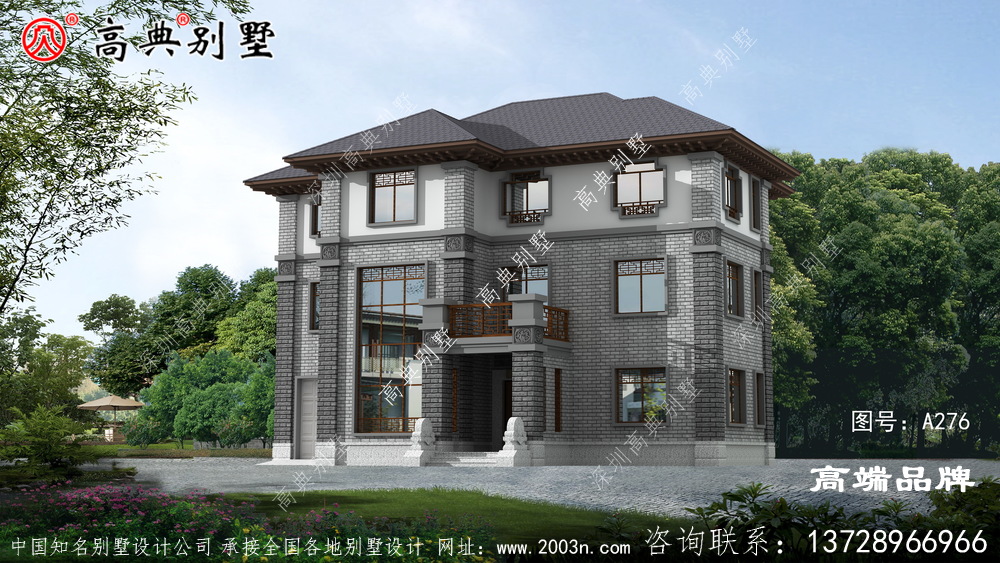 農村新房設計平面圖經典歐式風格,外觀簡約大氣