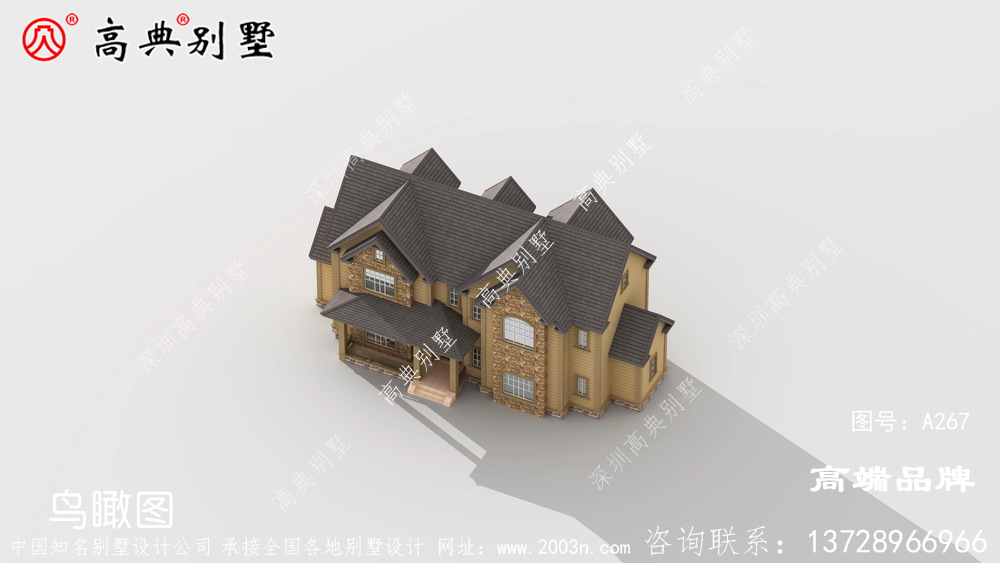 農村排房設計非常好看,不容易過時。