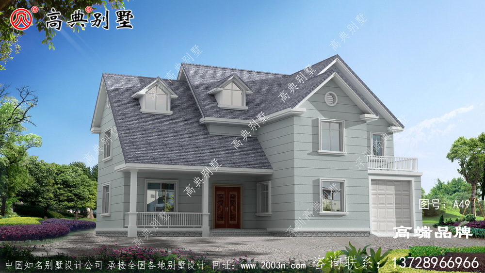 南方農村蓋房設計圖簡約的美式風格 南方農村蓋房設計圖簡約的美式風格