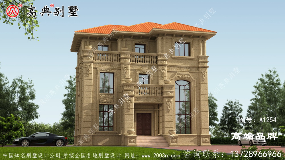 農村房屋設計效果圖三層室內均帶堂屋 農村房屋設計效果圖三層室內均帶堂屋