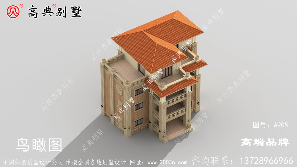 農村四層房屋效果圖如今備受建房人士的青睞