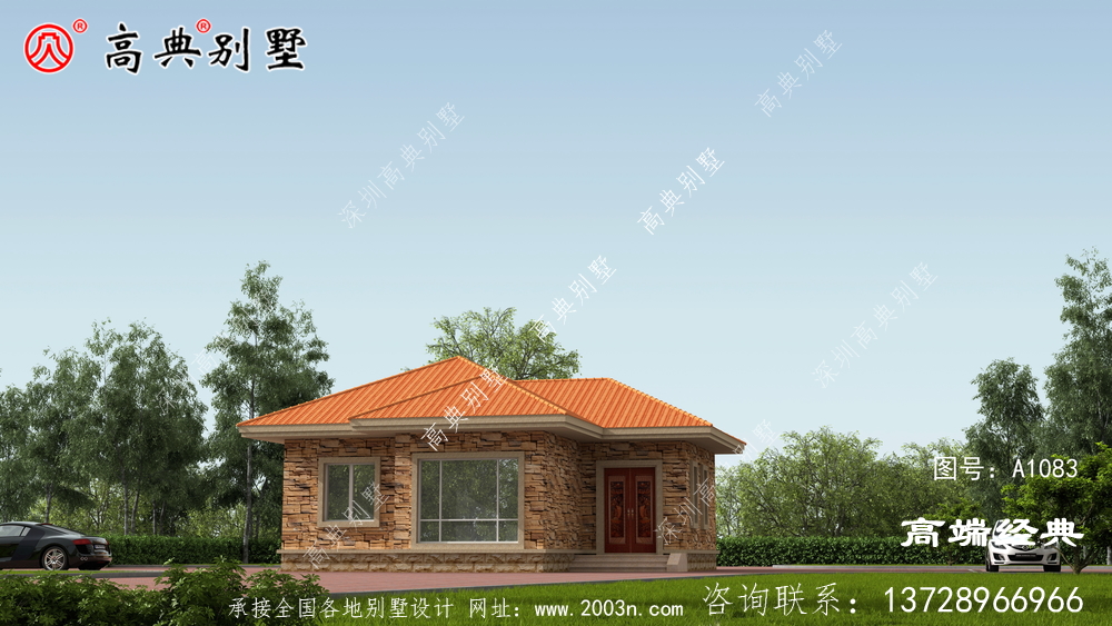 富德市一層平房設計圖以及戶型圖 富德市一層平房設計圖以及戶型圖