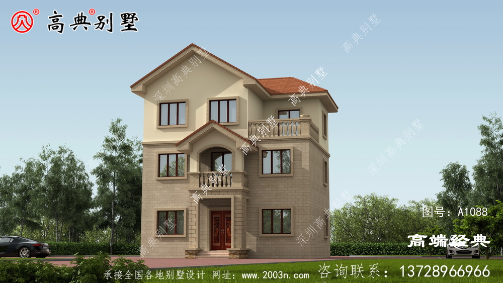 江山市三層自建房圖,外觀時尚布局講究,經得起時間的考驗 江山市三層自建房圖,外觀時尚布局講究,經得起時間的考驗