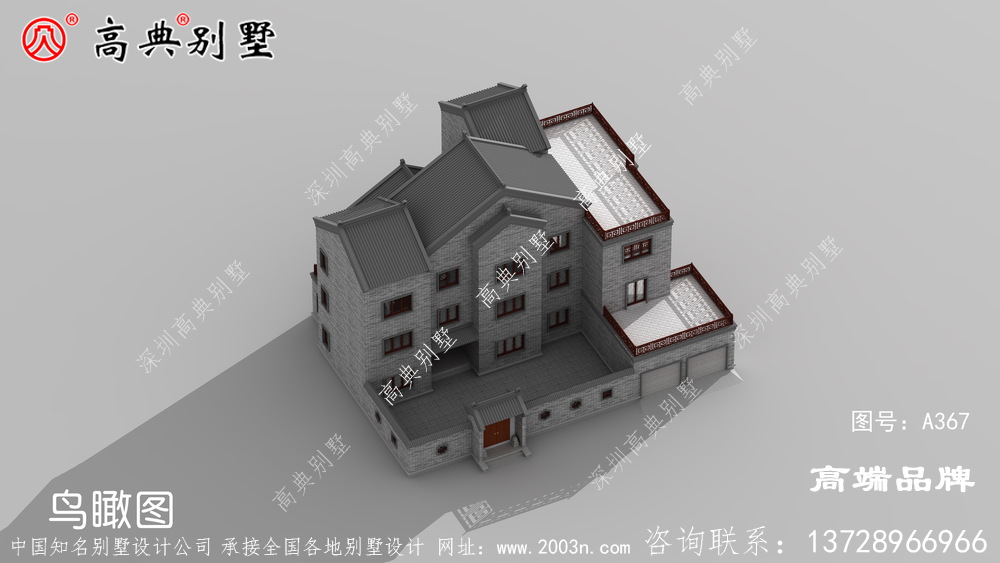 三層設計圖造型非常豪華氣派 三層設計圖造型非常豪華氣派