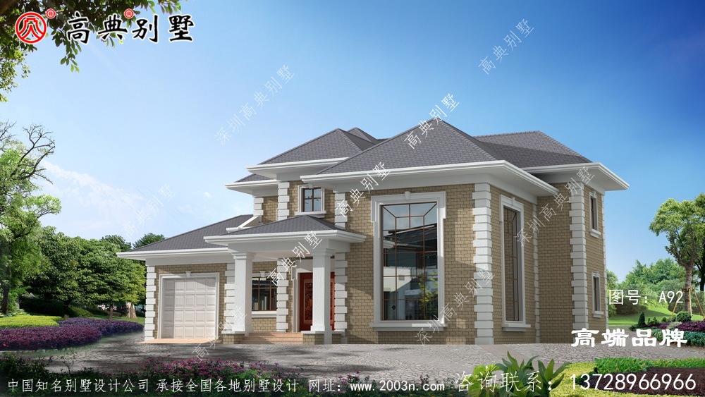 農(nóng)村房子外觀設(shè)計圖漂亮又實用