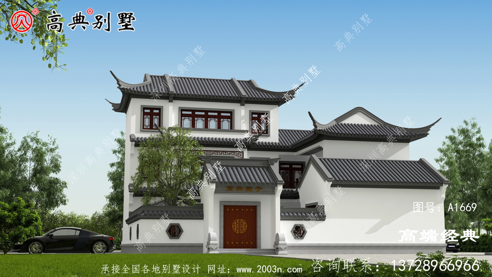 通州市新農村住宅復式設計方案圖，戶型簡單、實用