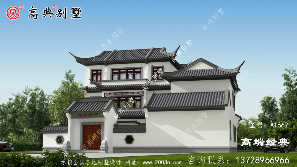 通州市新農村住宅復式設計方案圖，戶型簡單、實用