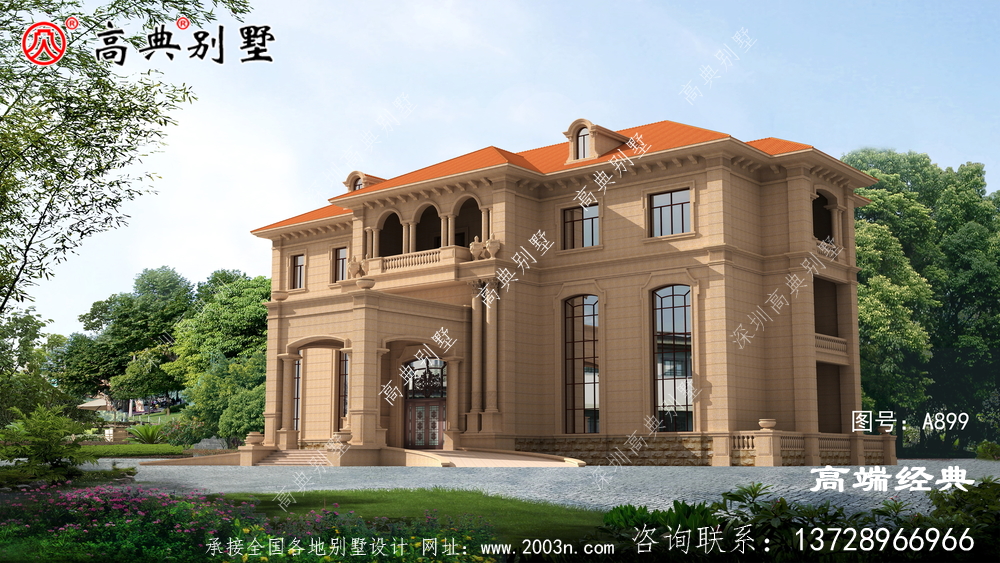 農(nóng)村建房造型層次感也很好