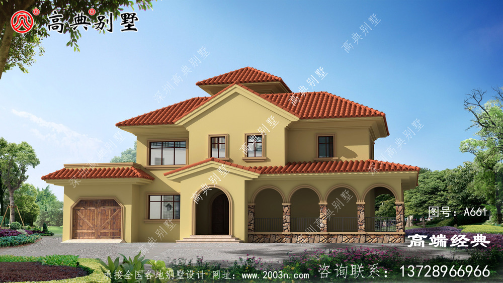 宅基地小不用擔心了,看看這款戶型