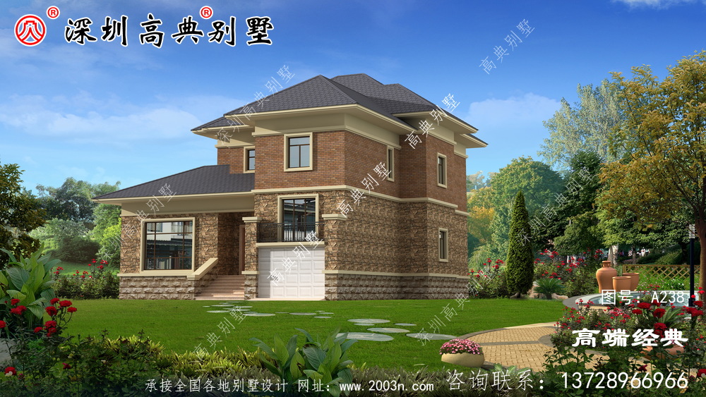 二層自建房設(shè)計圖，擁有一棟你真牛