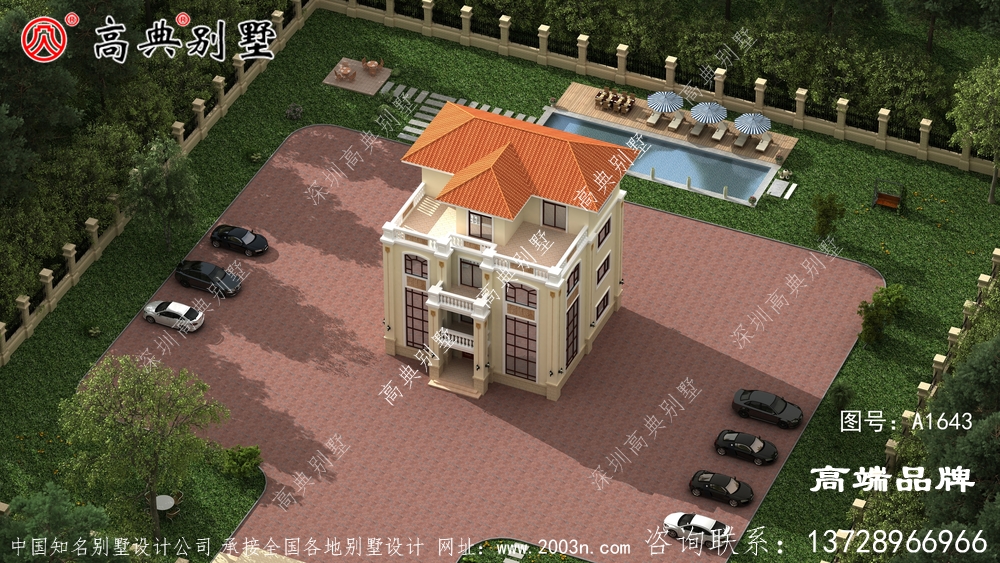 這樣的別墅象征著業主的成功形象