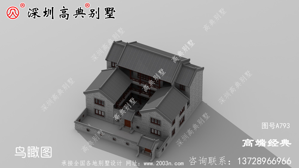 農村別墅設計圖,都是299.82平內的戶型,布局大氣的別墅