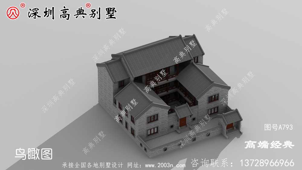 農村別墅設計圖,都是299.82平內的戶型,布局大氣的別墅
