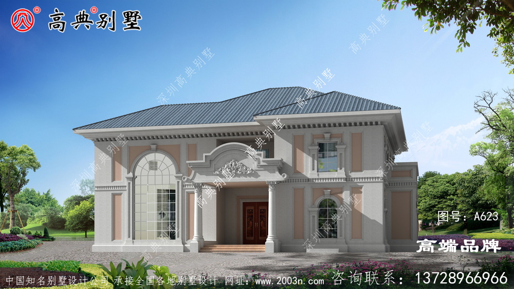 老家建一棟這樣的別墅，就能被很多人羨慕