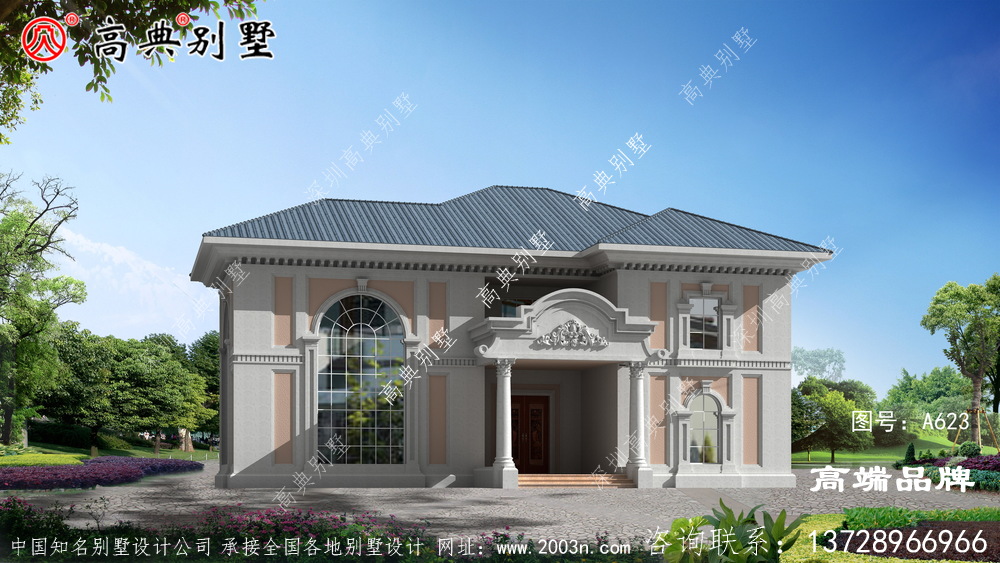 老家建一棟這樣的別墅，就能被很多人羨慕